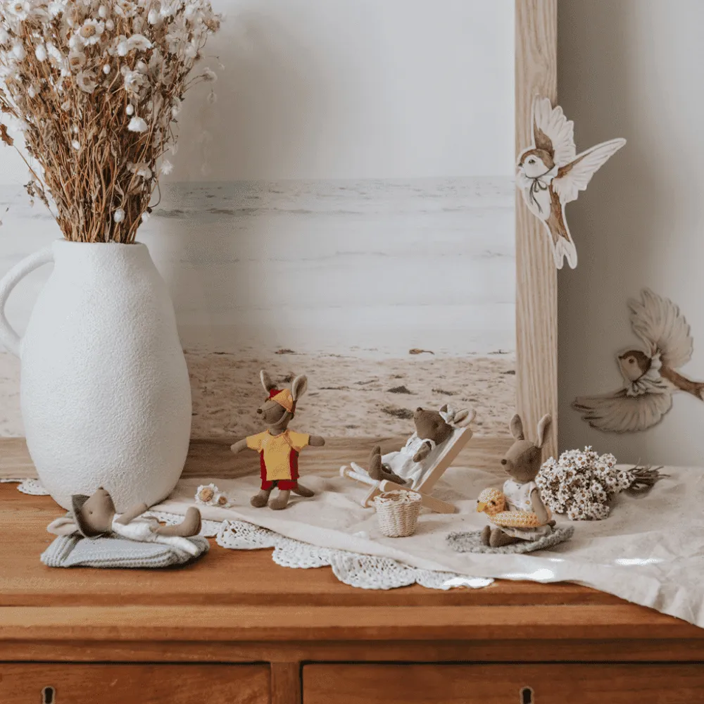 Rugaroo The Sunbaker | Kangaroo Doll & Beach Mat: NEW ARRIVAL BACK IN STOCK