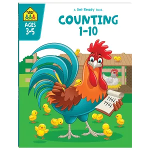 School Zone Activity Book Counting 1 To 10