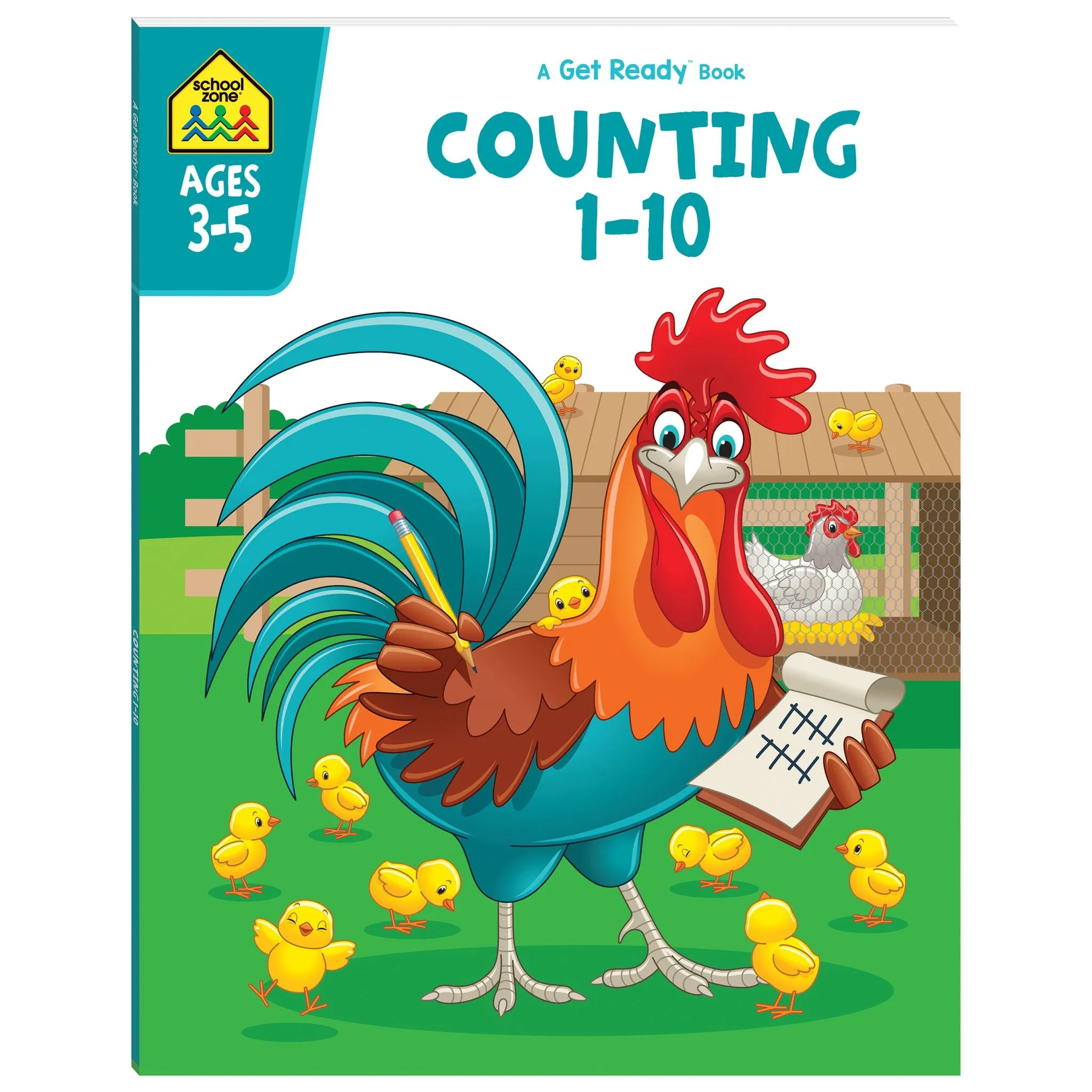 School Zone Activity Book Counting 1 To 10