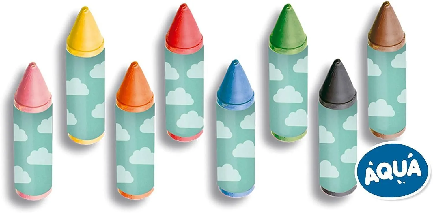 SES Creative Colouring in The Bath 8 Pack