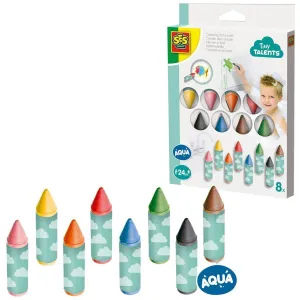 SES Creative Colouring in The Bath 8 Pack