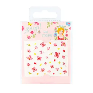 Souza Nail Stickers Flowers Pink
