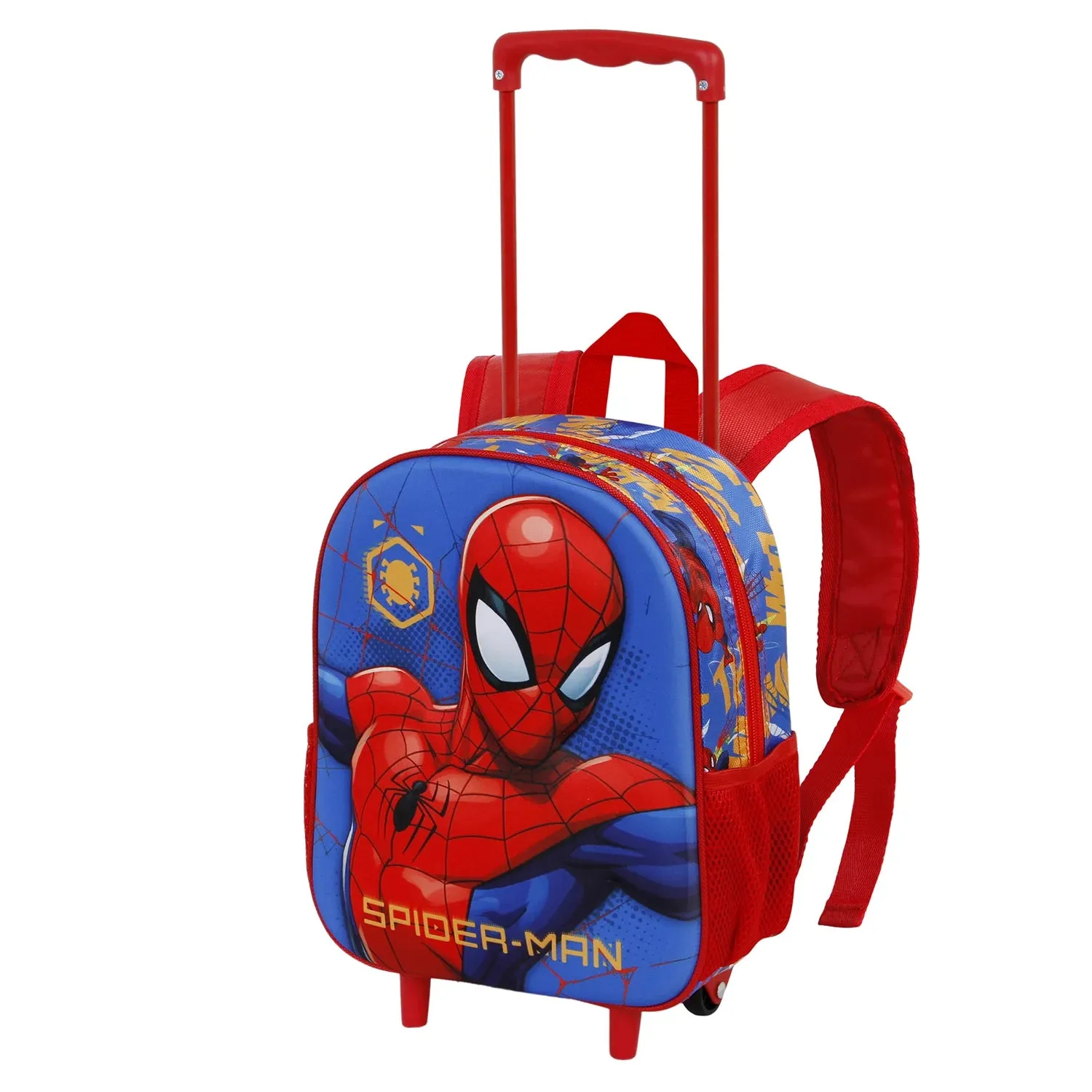 SPIDERMAN Small 3D Backpack with Wheels - Leader