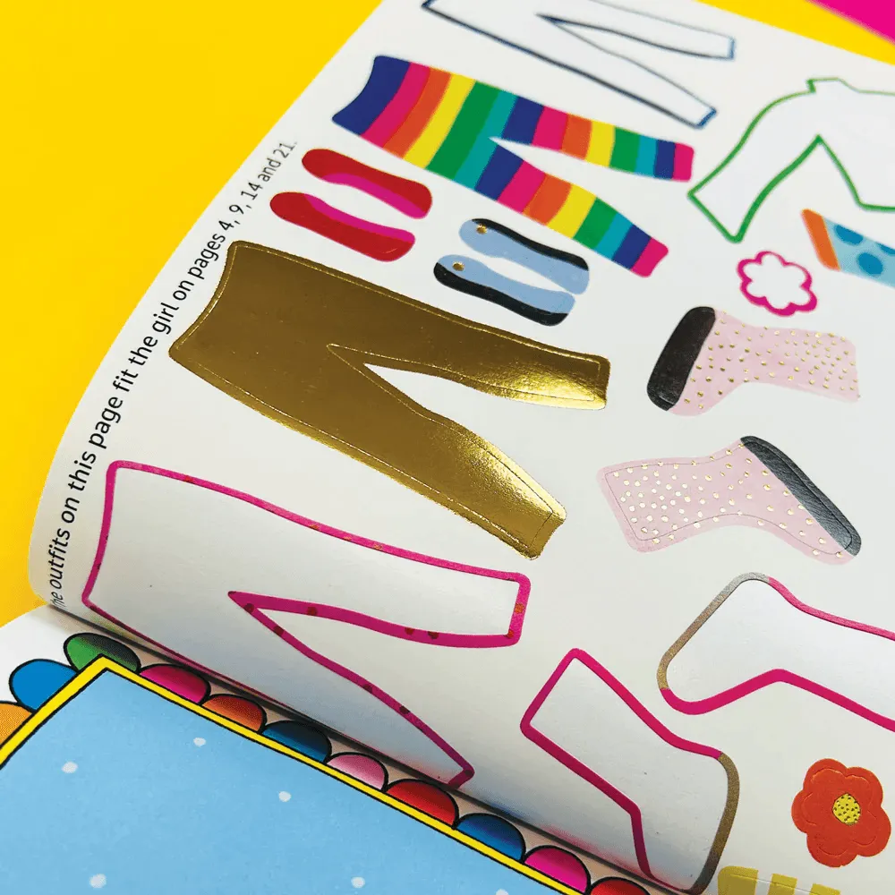Sticker Scene Book - Girl Power
