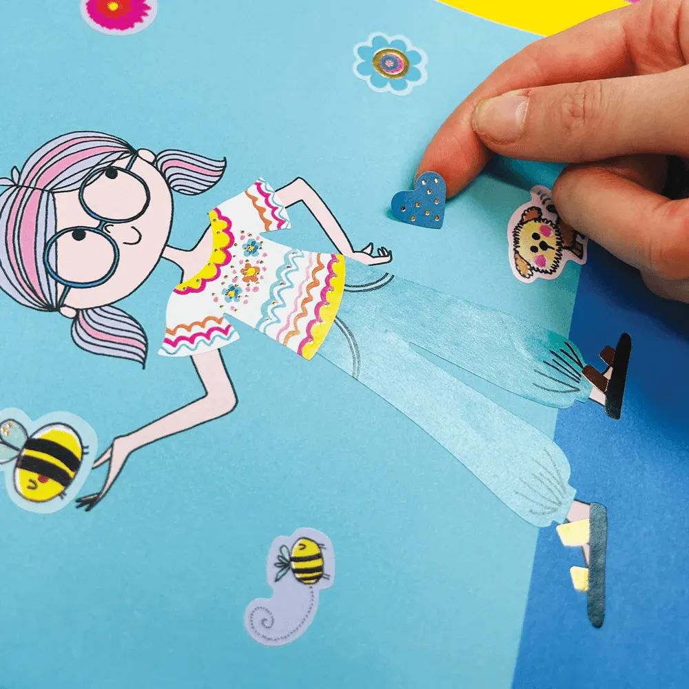 Sticker Scene Book - Girl Power