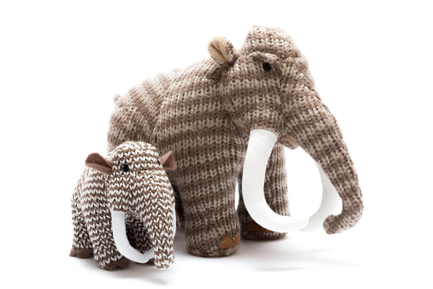 Striped Knitted Woolly Mammoth LAST ONE