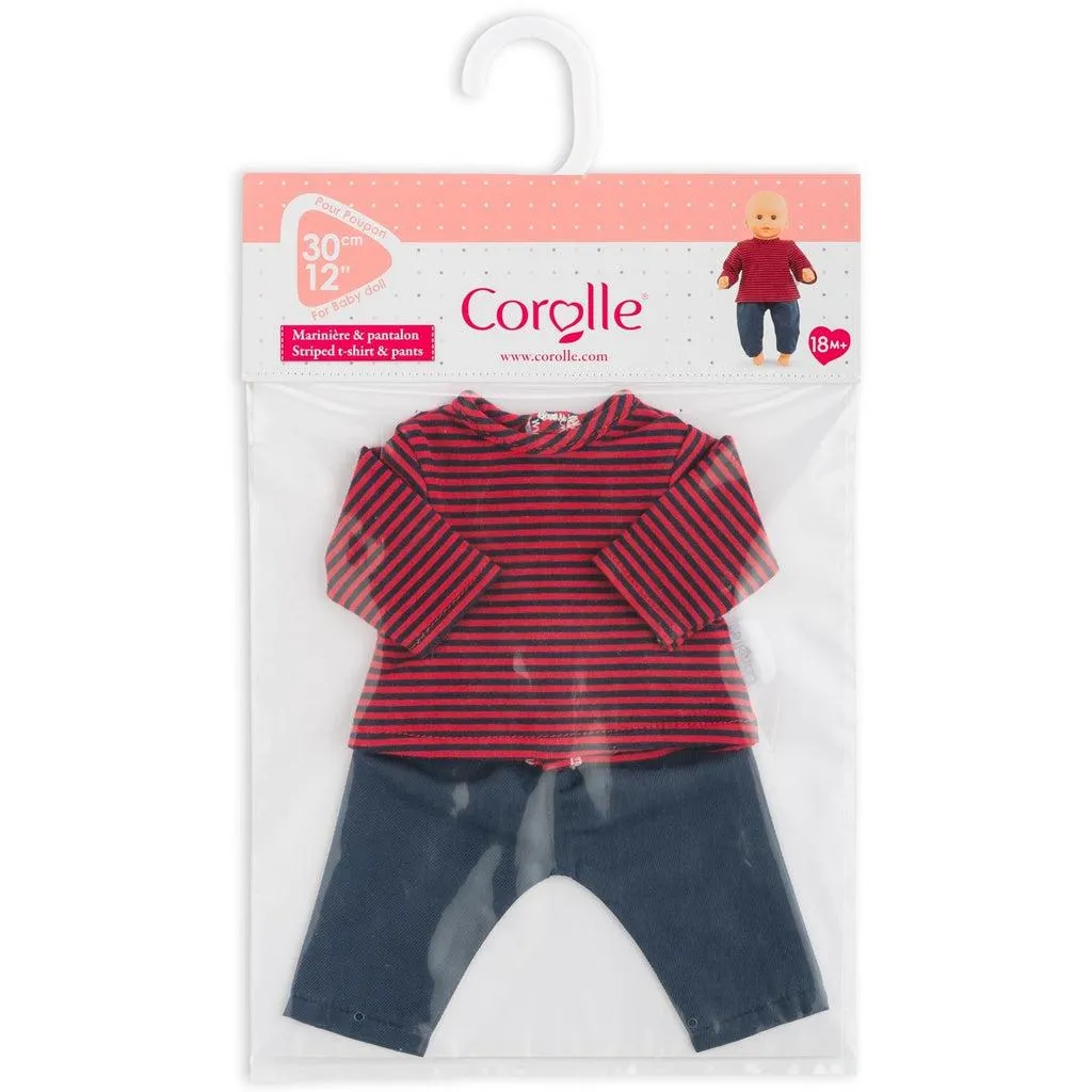 Striped T-shirt and Pants 12"