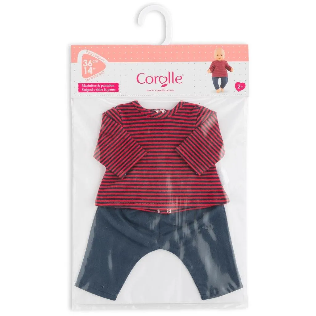 Striped T-shirt and Pants 14"