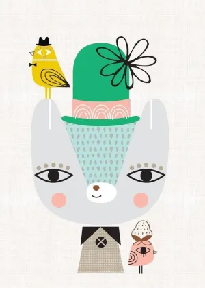 Suzy Altman Theirry The Bear Art Print Poster