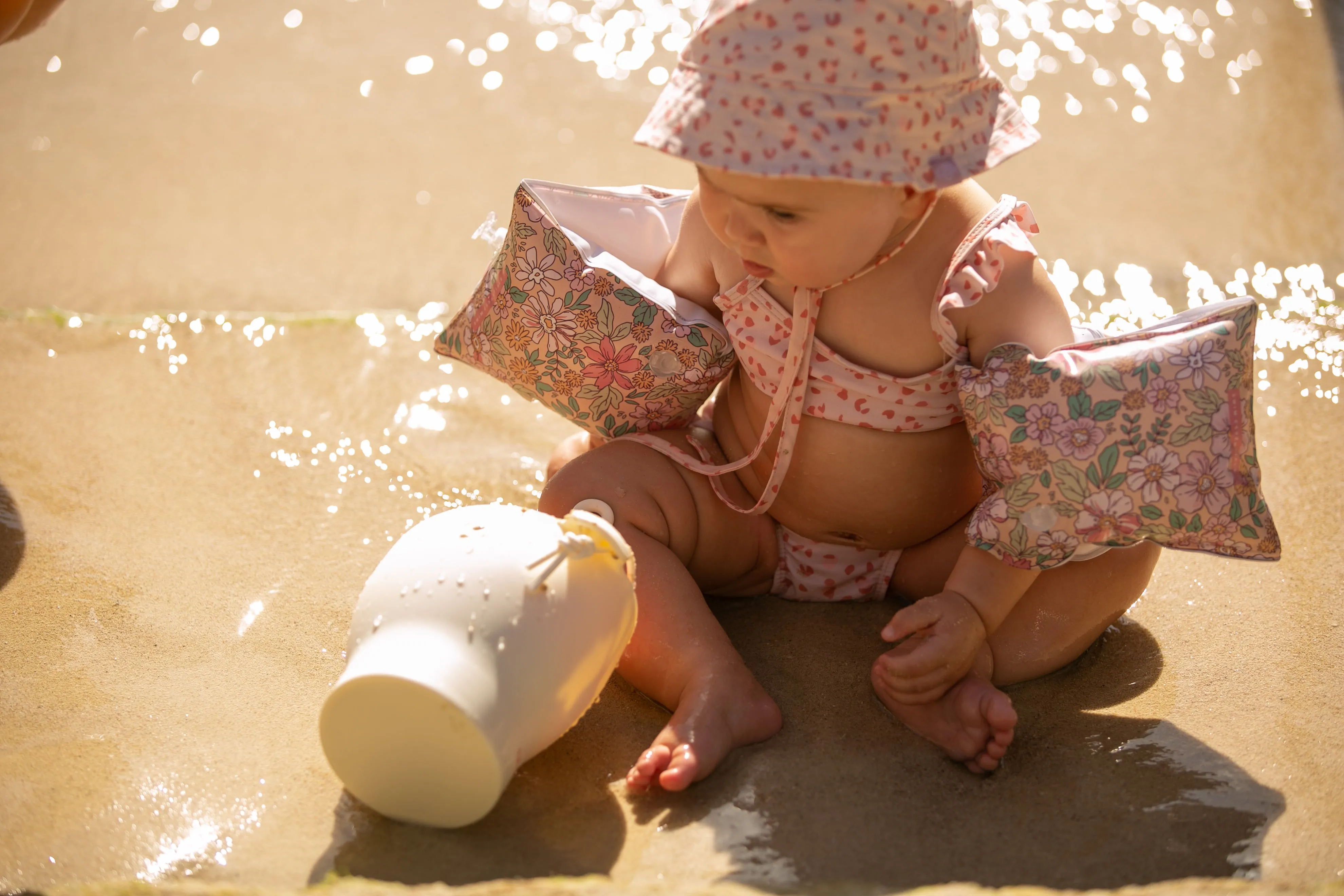 Swim Essentials Inflatable Armbands | Blossom | 2-6 years