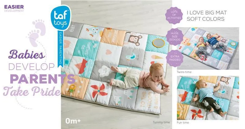 Taf Toys I Love Big Mat - Soft Colours
