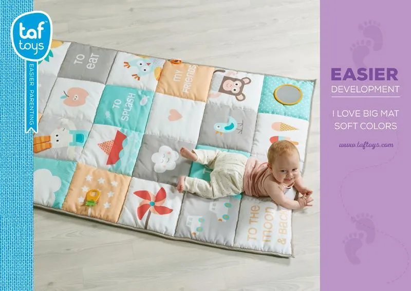 Taf Toys I Love Big Mat - Soft Colours