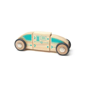 Tegu Future Circuit Racer Magnetic Wooden Blocks