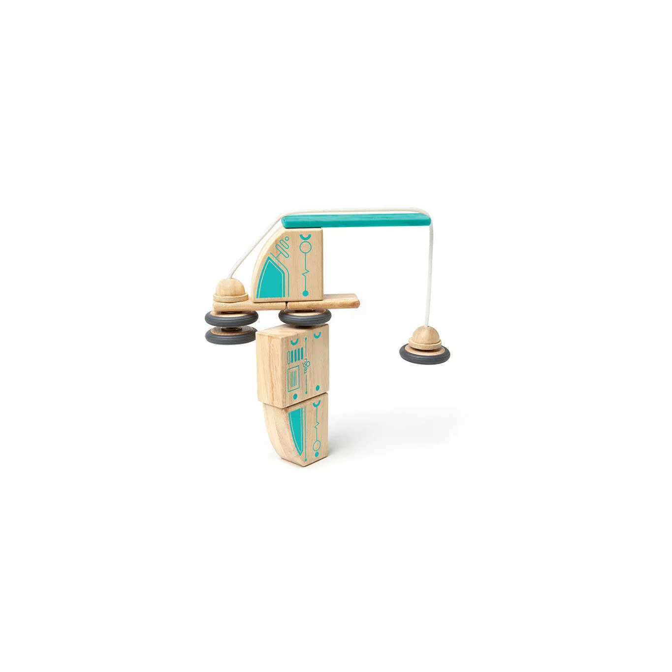 Tegu Future Circuit Racer Magnetic Wooden Blocks