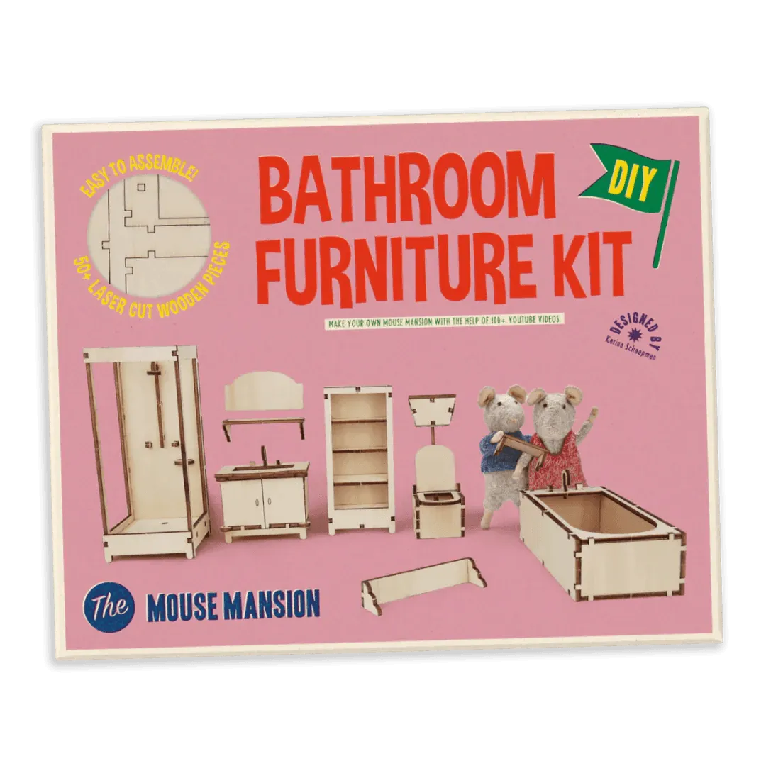 The Mouse Mansion - Bathroom Furniture Kit BACK IN STOCK