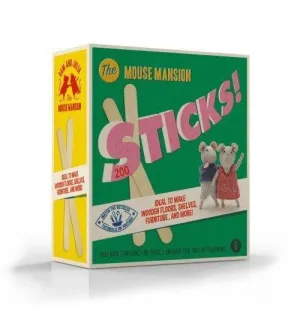 The Mouse Mansion -  Craft Sticks BACK IN STOCK