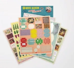 The Mouse Mansion - Living Room and Bedroom Prints