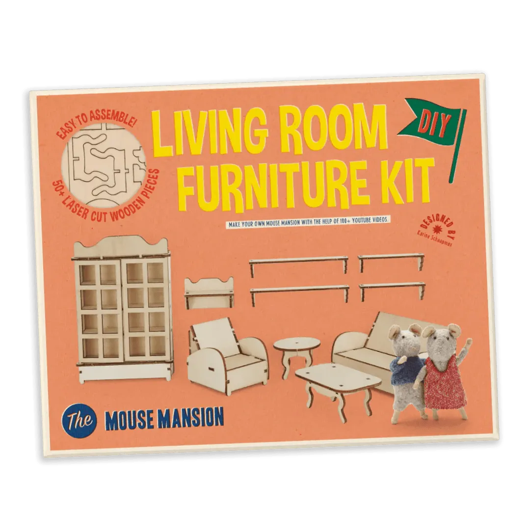 The Mouse Mansion - Living Room Furniture Kit BACK IN STOCK