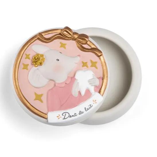 Tooth Fairy Resin Box for baby's first teeth: Dance Mouse