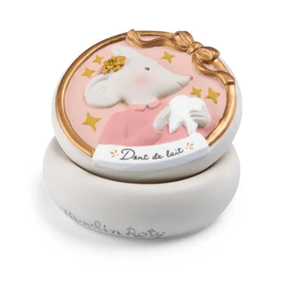 Tooth Fairy Resin Box for baby's first teeth: Dance Mouse
