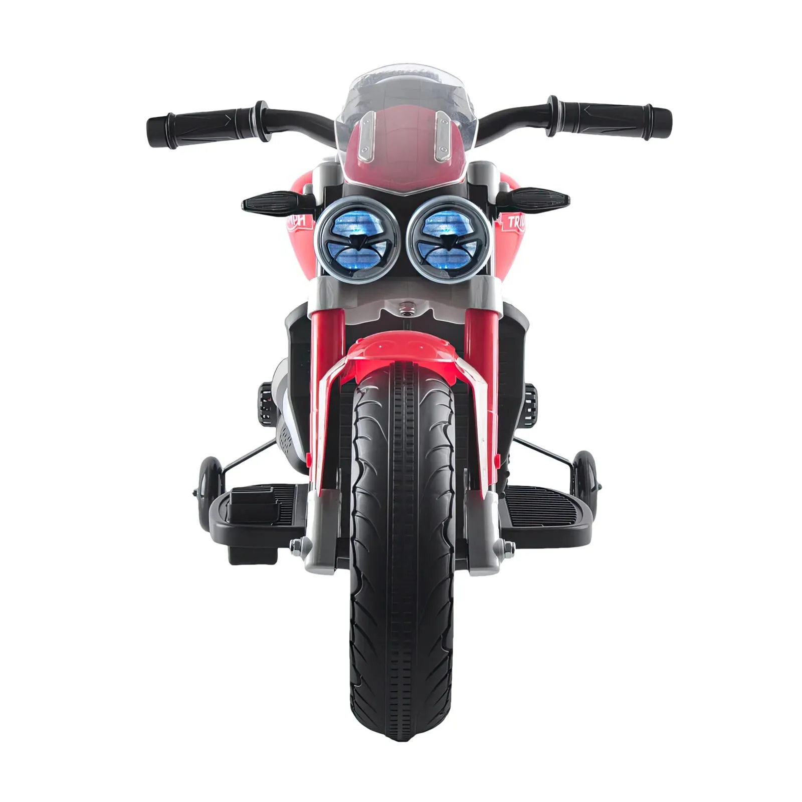 Triumph Rocket 3 GT Electric 12V Battery Powered Ride-On Motorbike with Stabilisers - Red