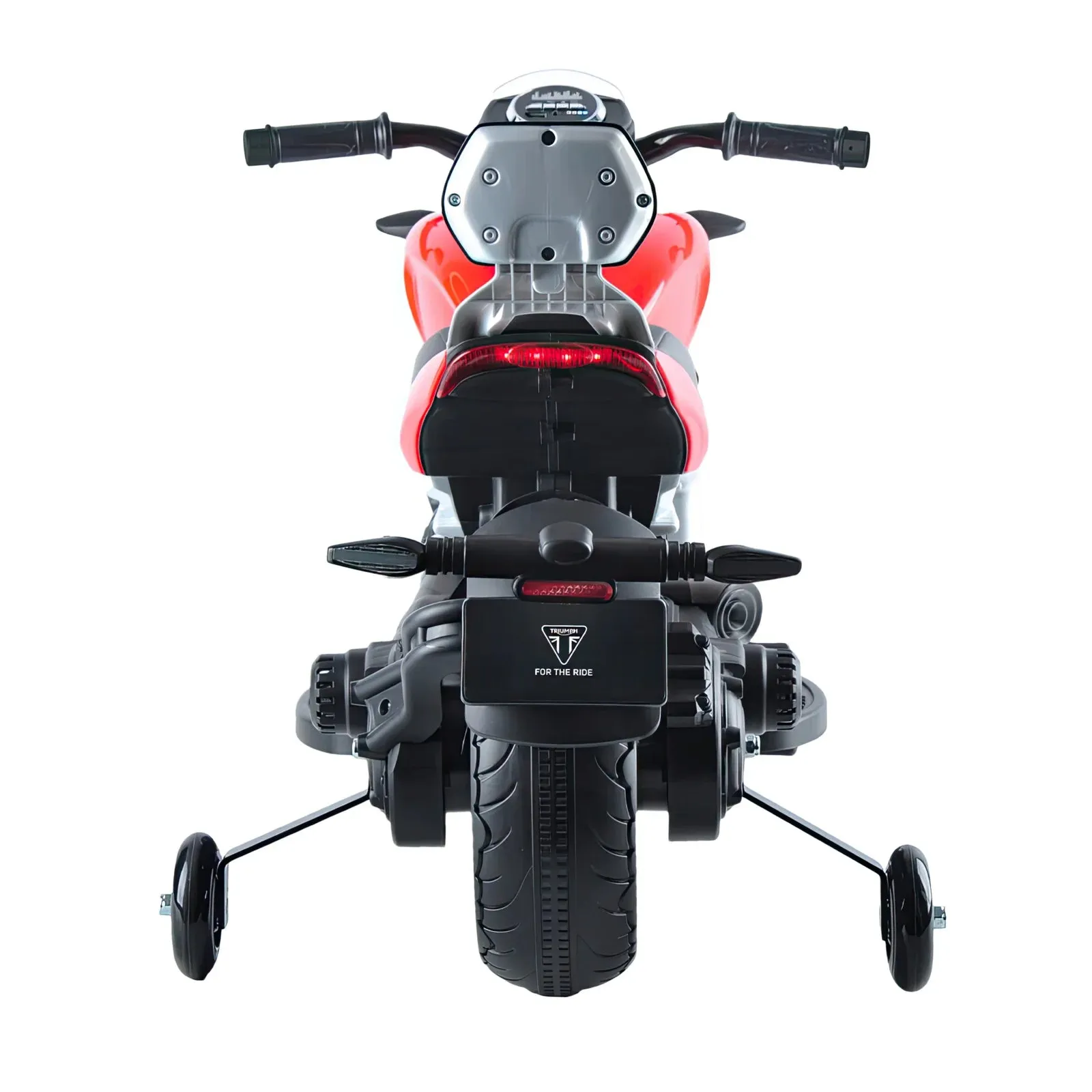 Triumph Rocket 3 GT Electric 12V Battery Powered Ride-On Motorbike with Stabilisers - Red