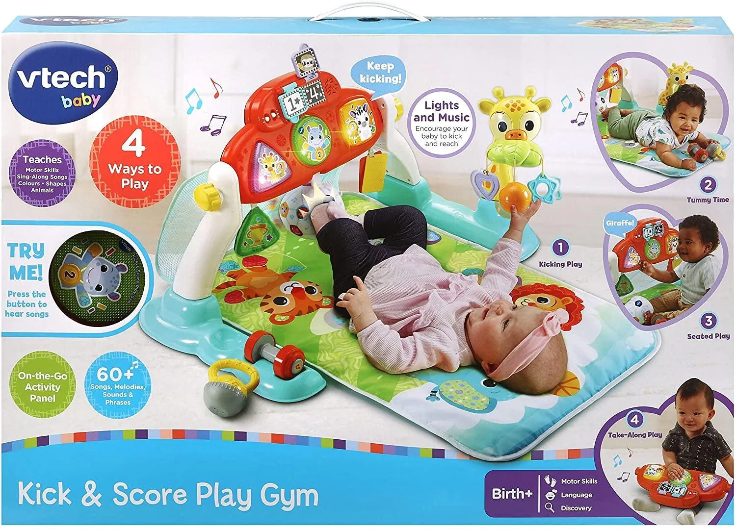VTech Baby Kick & Score Play Gym