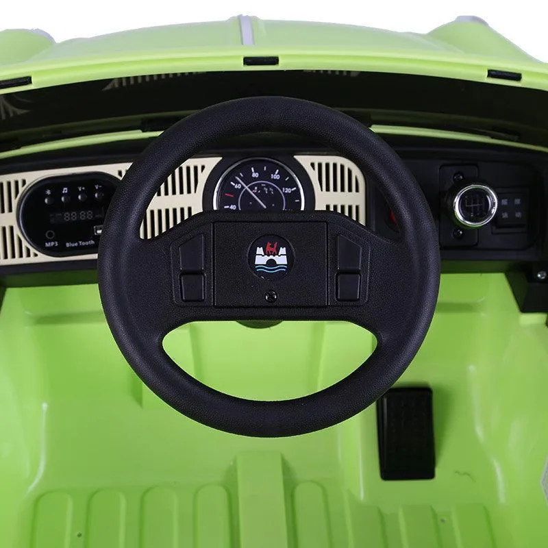 VW Beetle 12V Battery Ride-on Car with Remote Control - Colour Green