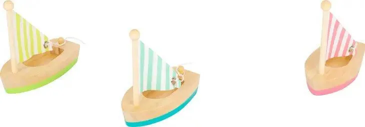 Water Toy Sailboat Stripes Set of 3
