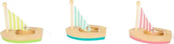 Water Toy Sailboat Stripes Set of 3