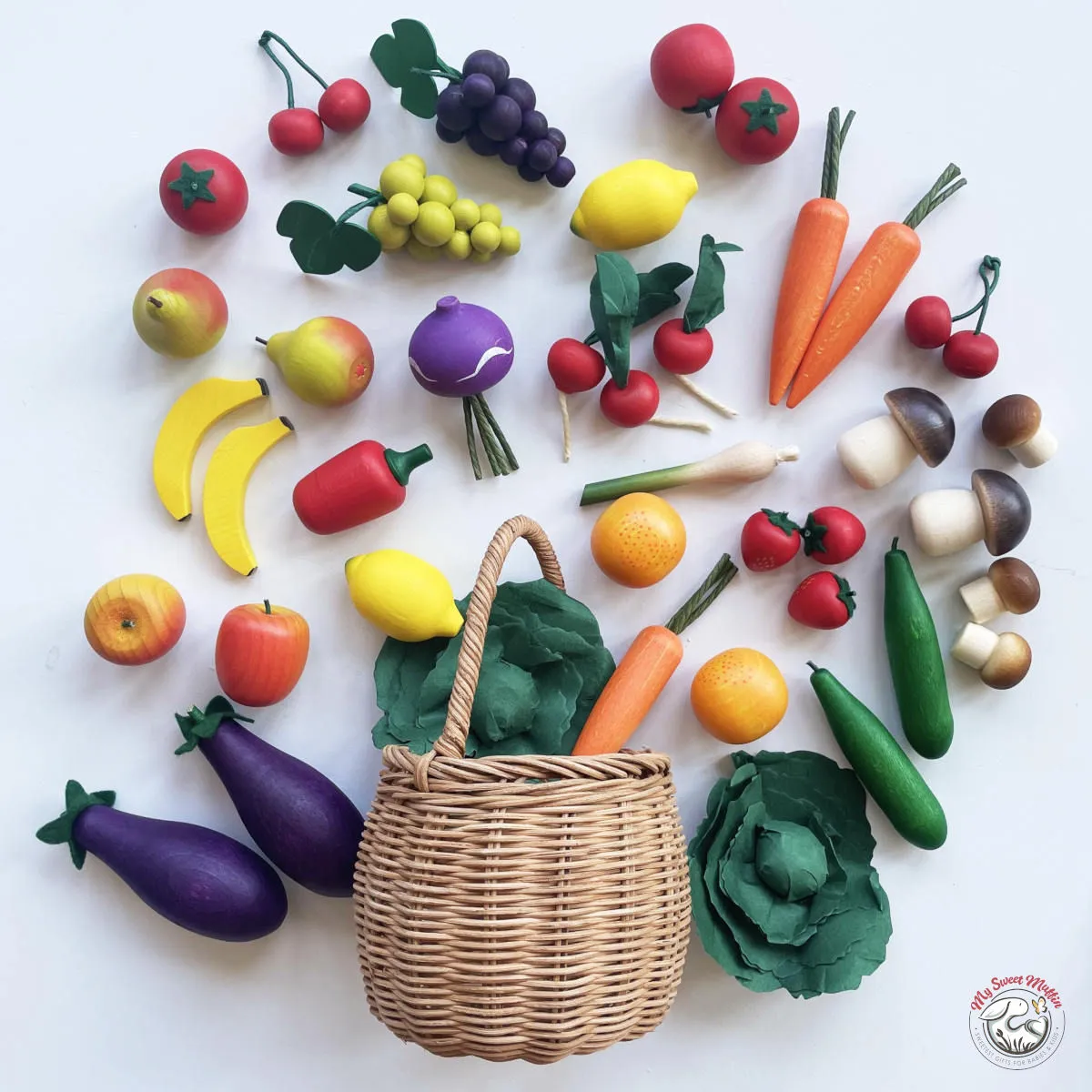 Wooden Play Food Yellow Pepper