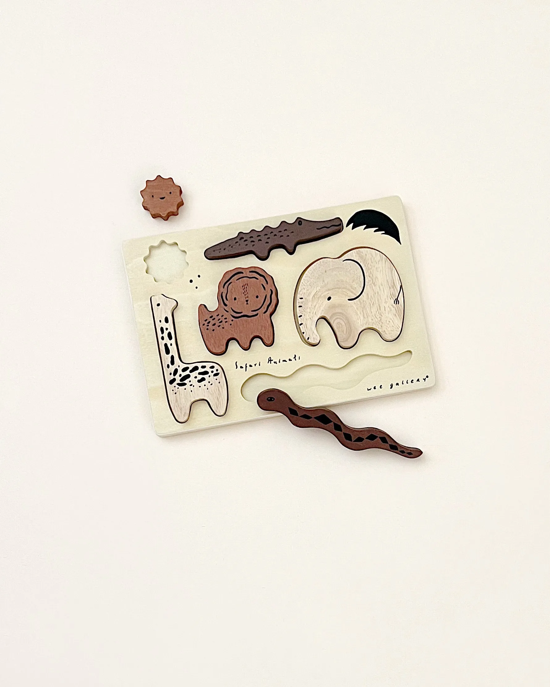 Wooden Tray Puzzle - Safari Animals Odin Parker