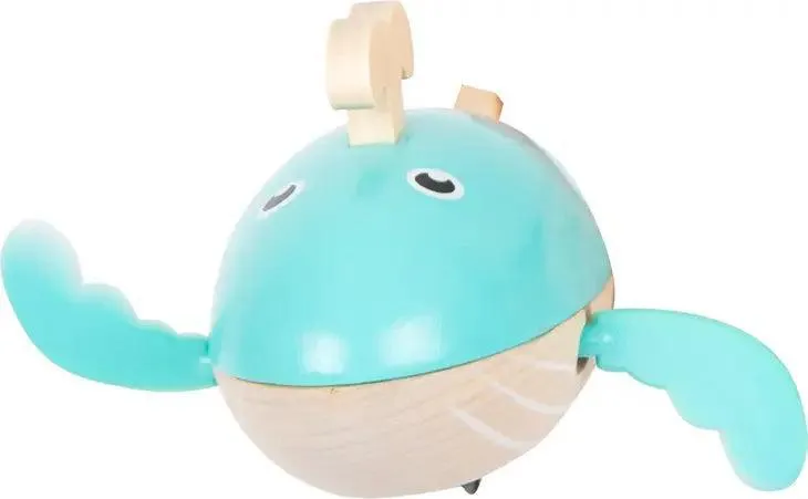 Wooden Wind up Whale