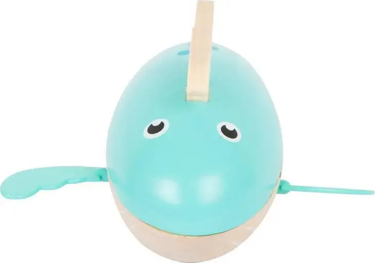 Wooden Wind up Whale