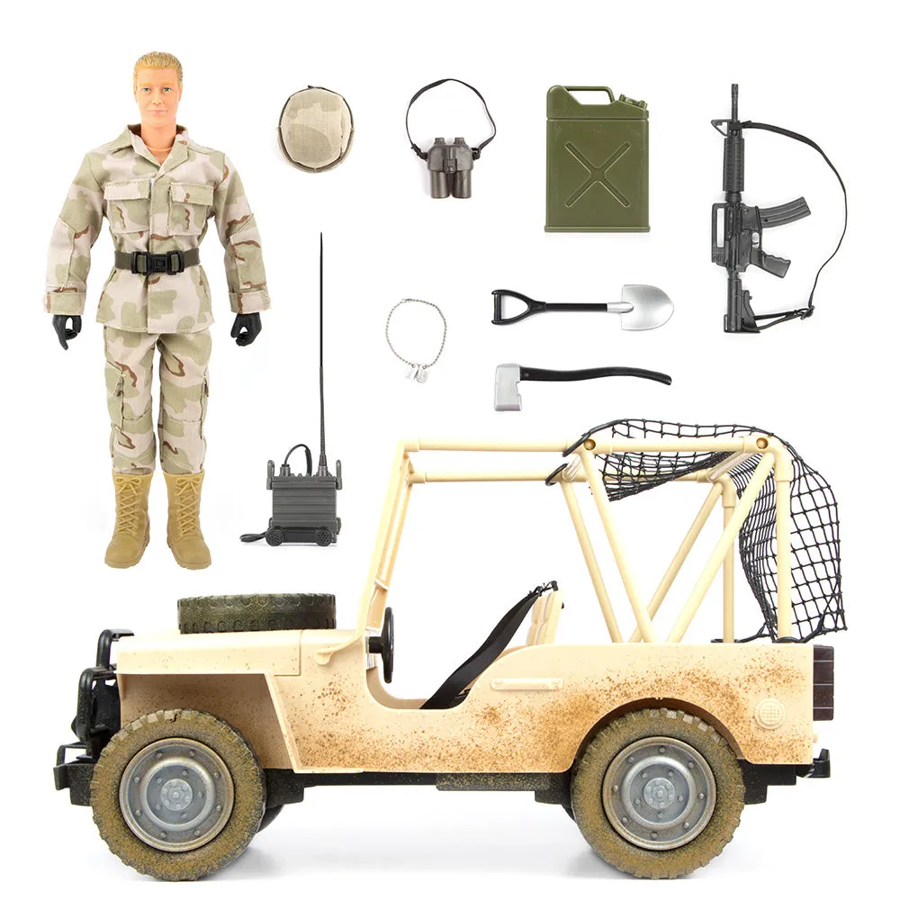 World Peacekeepers 1:6 Military Vehicle With Figure